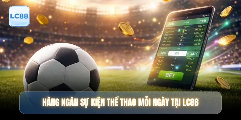 Hàng ngàn sự kiện thể thao mỗi ngày tại LC88